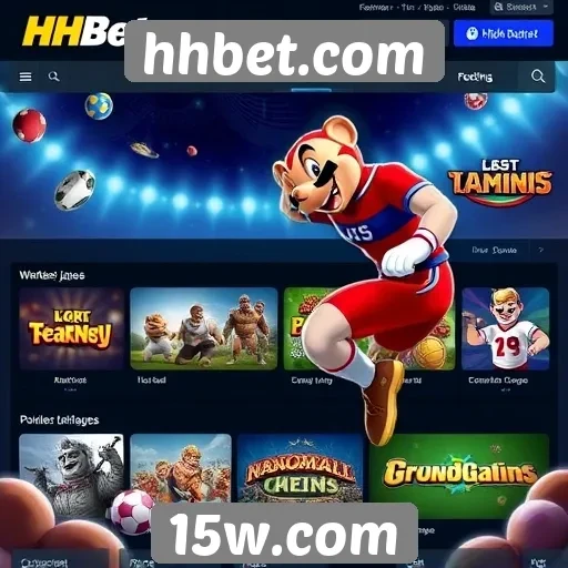Variedade de jogos disponíveis em hhbet.com